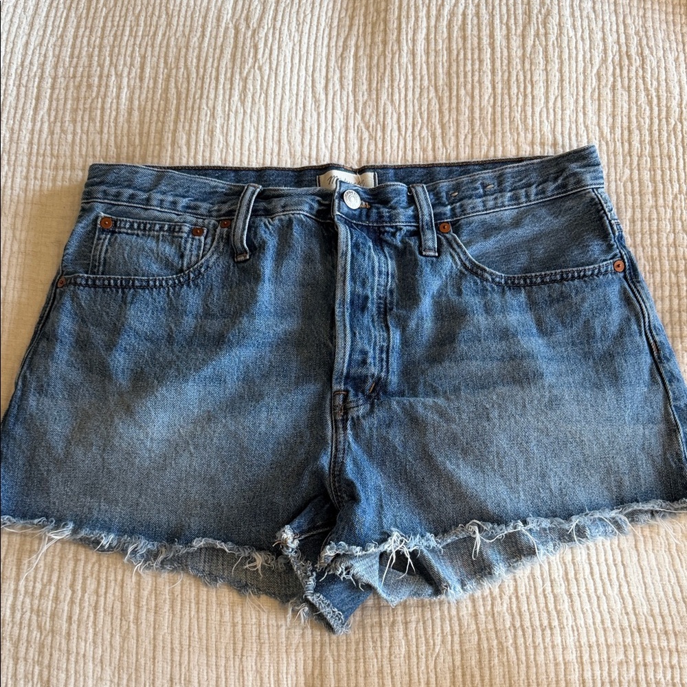 Madewell Denim Blue Women's Shorts